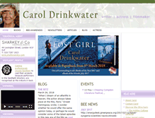 Tablet Screenshot of caroldrinkwater.com
